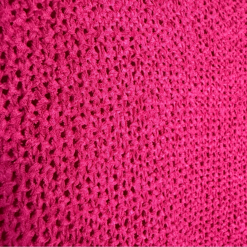 She + Sky Open Knit V-Neck Sweater One Size - Picture 7 of 8